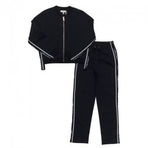 Купить Трикотажный костюм с лампасами TWIN SET 152 см Черный 237B/2714 и доставка по Украине