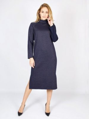 Купить Платье UNQ 382235 M Синее и доставка по Украине