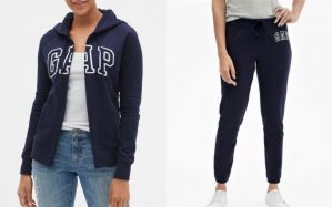 Купить Спортивный костюм женский - костюм спортивный GAP GA0878W L Темно-синий и доставка по Украине