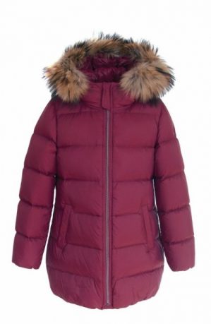 Купить Пуховая куртка- пальто для девочки ALORES Eddie Pen 3111 бордо 152 и доставка по Украине