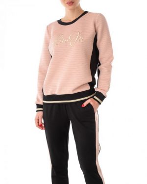 Купить Костюм трикотажний жіночий LIU JO (TF1206-S6239-T9985 ( TF1207-S6239-T9985 )/21-22-2) Чорний XL и доставка по Украине