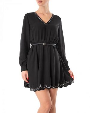 Купить Сукня жіноча LIU JO (WF1209-T5708-22222/21-22-2) Чорний 42 и доставка по Украине