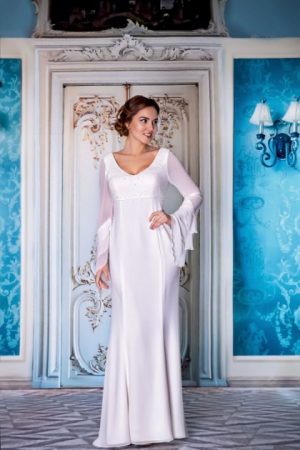 Купить Свадебное платье Ginza Collection 44(M) Шампань (41297) и доставка по Украине