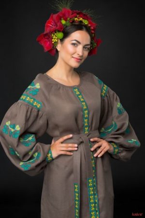 Купить Платье HISTROV Клевер 46-48 мокрый асфальт и доставка по Украине