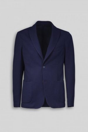 Купить Мужской пиджак Luca Bertelli 50 Синий G4404 и доставка по Украине