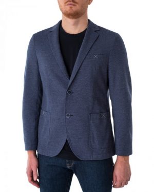 Купить Піджак чоловічий WHITE BROS (LORENZO-212512-12/22) Синій 60 и доставка по Украине