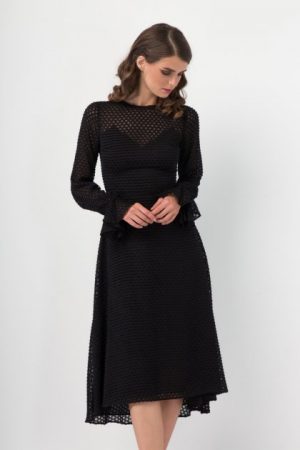 Купить Коктейльное черное платье L и доставка по Украине