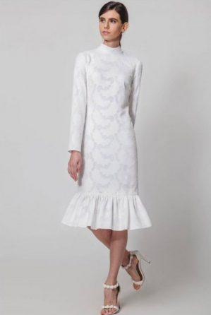 Купить Платье миди из шифона S и доставка по Украине