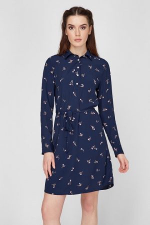 Купить Женское темно-синее платье Gant 34 4503165 и доставка по Украине