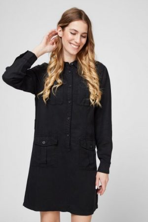 Купить Женское черное платье Replay S W9674 .000.84220G и доставка по Украине