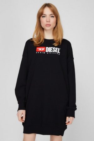 Купить Женское черное платье D-ROBBIE-DIV Diesel S A05090 0BAWT и доставка по Украине