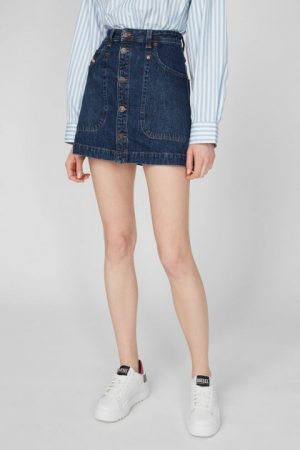 Купить Женская синяя джинсовая юбка DE-ALBUS Diesel 26 A04922 09C03 и доставка по Украине