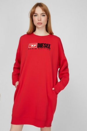 Купить Женское красное платье D-ROBBIE-DIV Diesel M A05090 0BAWT и доставка по Украине