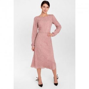 Купить Коктейльное платье Nai Lu-na by Anastasia Ivanova NL3741-2 L Дымчатая роза и доставка по Украине