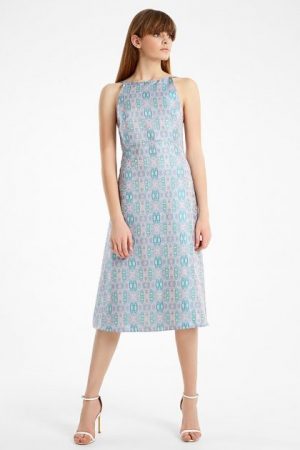 Купить Платье миди Nai Lu-na by Anastasiia Ivanova AI3806-2 из шелка XS и доставка по Украине