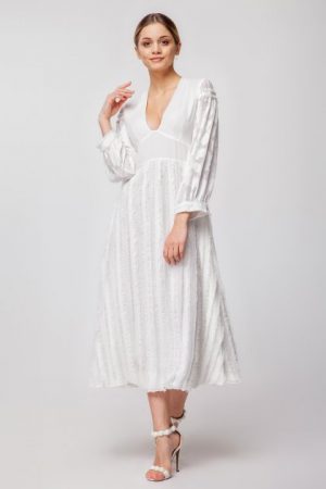 Купить Платье Nai Lu-na by Anastasia Ivanova AI3610 XS Белое и доставка по Украине