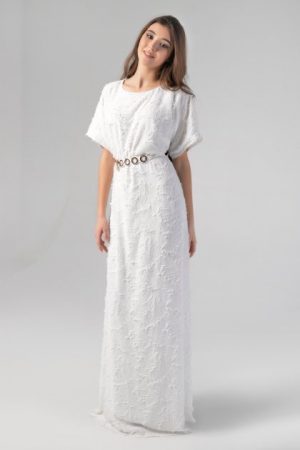 Купить Платье Nai Lu-na by Anastasia Ivanova AI3828 XS Белое и доставка по Украине