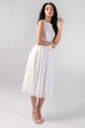 Купить Платье Nai Lu-na by Anastasia Ivanova AI3831-2 S Белое и доставка по Украине