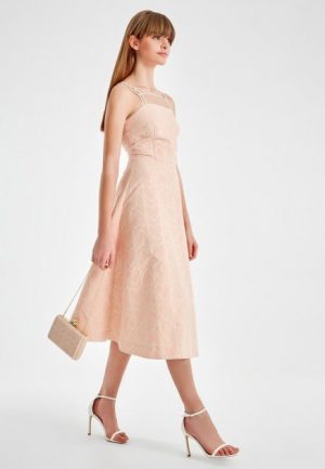Купить Платье Nai Lu-na by Anastasiia Ivanova AI3827-2 Персиковое M и доставка по Украине