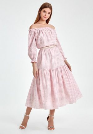 Купить Платье Nai Lu-na by Anastasiia Ivanova AI3817-2 Розовое M и доставка по Украине