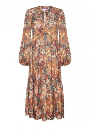 Купить Платье Бохо для беременных миди MONAMOON S 210110AM-S и доставка по Украине