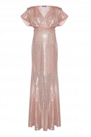 Купить Романтичное платье для беременных с пайетками MONAMOON S 200121P-S и доставка по Украине