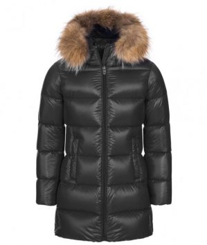 Купить Пуховая куртка- пальто для девочки WILLOW2 Eddie Pen 7157 темно-серый 140 и доставка по Украине