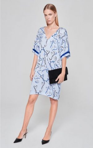 Купить Платье Escada 36 Голубое 5029033 и доставка по Украине