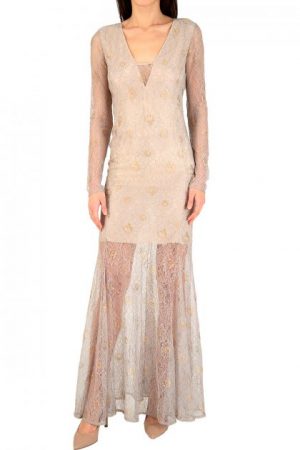 Купить Платье Patrizia Pepe 44 Бежевый (2A1457/A1IC-X2GN-44) и доставка по Украине