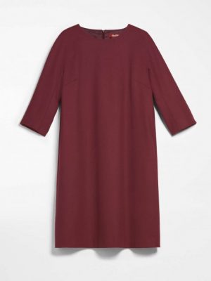 Купить Платье MaxMara 46 Бордовое 62261093000 и доставка по Украине