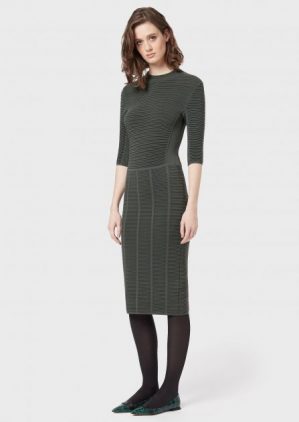 Купить Платье Emporio Armani 46 Оливковое 6G2AT4.2M13Z и доставка по Украине