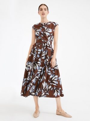 Купить Платье MaxMara 42 Шоколадное 92210701000 и доставка по Украине