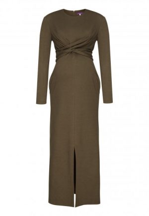 Купить Платье для беременных опоясывающее Саян MONAMOON M 210105KH-M и доставка по Украине