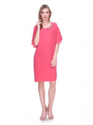 Купить Платье Chiara Deste S41 4408 1042 48 коралловый и доставка по Украине