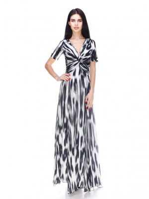 Купить Платье Daniela Drei 2846 46 черно белый и доставка по Украине