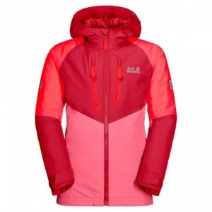 Купить Куртка горнолыжная GREAT SNOW JACKET KIDS Jack Wolfskin 1608571-2172 116 Коралловый (4060477601700) и доставка по Украине