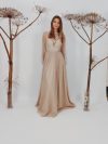 Купить Вечернее платье ANGEL FASHION DRESS МАРСЕЛА-2 44 бежевый и доставка по Украине