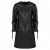 Плаття Pinko 1N12KR7105 S тороки на рукавах чорне