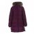 Пальто зимнее для девочек Хуппа Huppa Parish бордовый, размер 128 (12470055-80034-128)