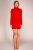Платье -свитер из ангоры Viamaro красное XS #4344XS