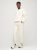 Облегченный женский oversized костюм из хлопка Sporty & Rich Cotton Suit Embroidered Milk молочный S (SRCW1)