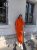 Облегченный женский oversized костюм из органического хлопка The Pangaia Lightweight Organic Cotton Suit Orange оранжевый XL (OPSW13)