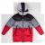 Куртка с капюшоном Bikkembergs 140 см Черно-серо-красный 0556/005