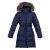 Пальто-пуховик HUPPA YASMINE 12020055-70086 темно-синий S 164-170 см (4741468682082)