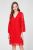 Женское красное кружевное платье MACRAME’ LACE Trussardi 40 56D00325-1T003475